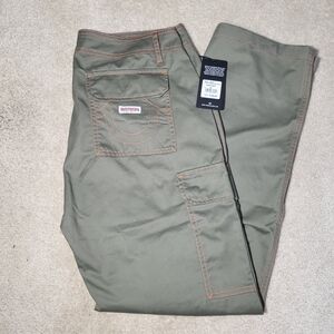 True Religion Men's Cargo Pants size 34 Green Khaki